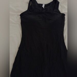 Mini Black Dress - Sleeveless - Shapewear-Popilush Dress